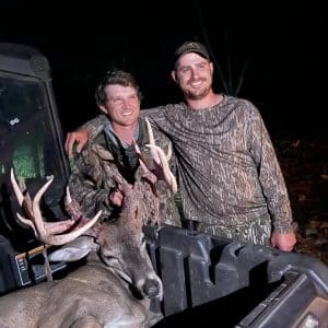 Hoke's best friend helped him find and bring in the deer.